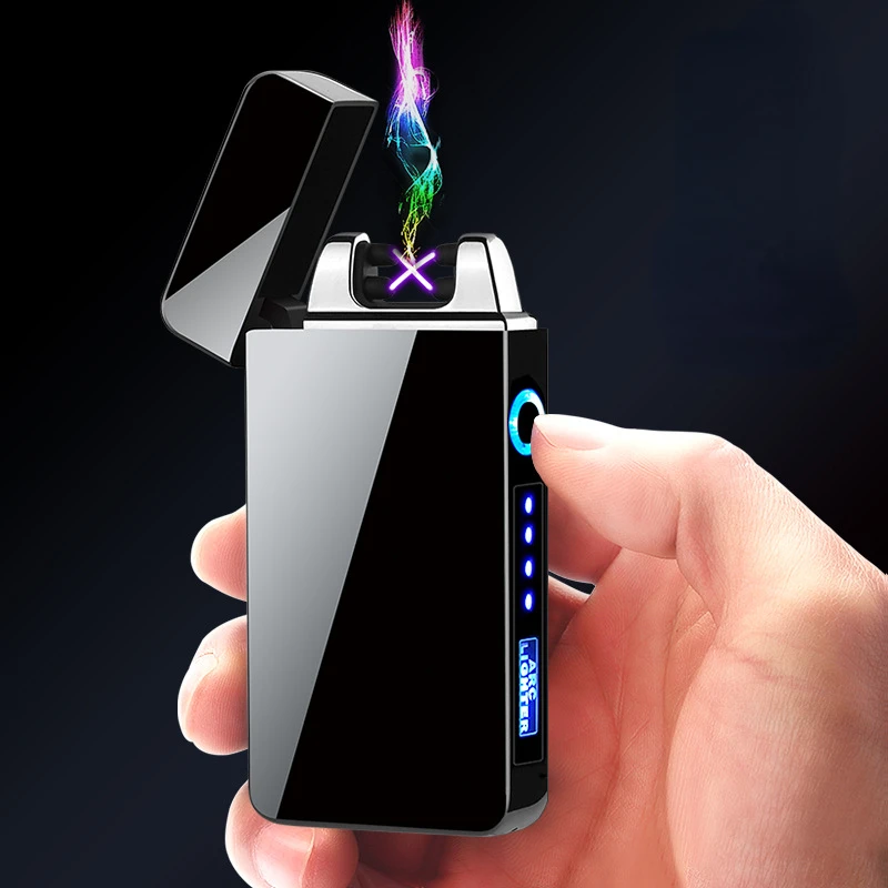 Lighter Windproof - Butik panas portabel kreatif USB tahan