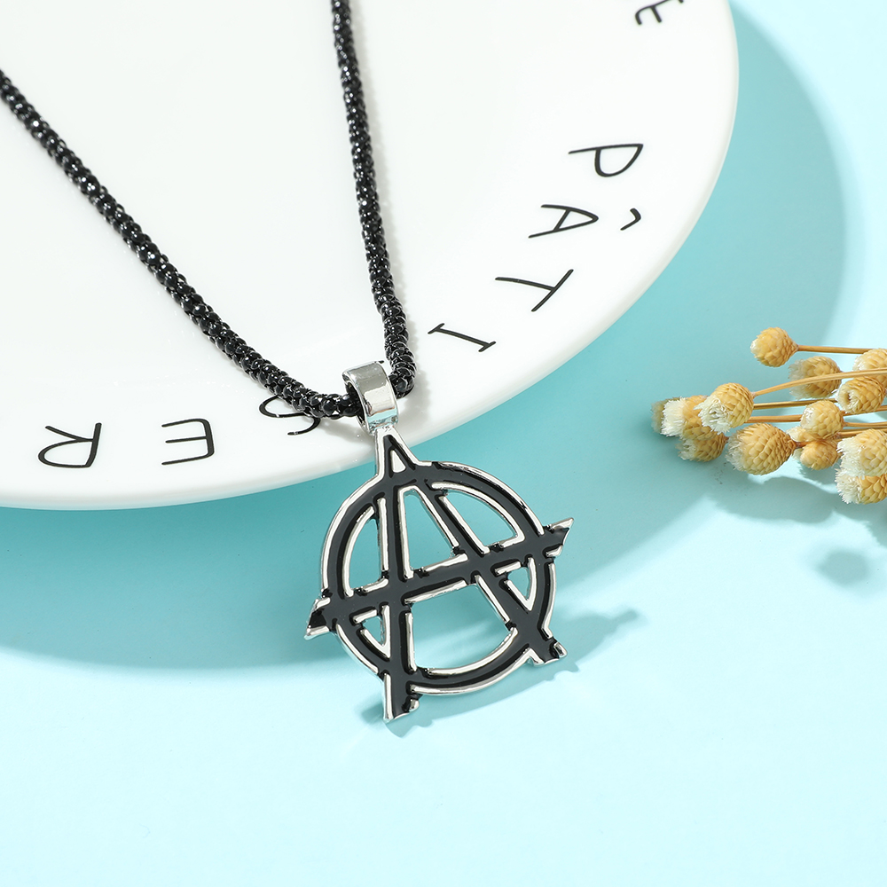 Men Accessories Necklace - Kalung Logo Huruf A Simbol Film