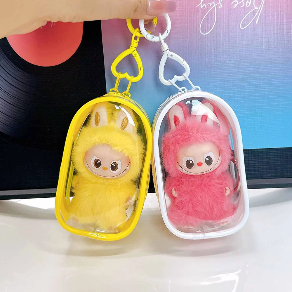 Men Accessories Organiser - Kotak Penyimpanan Pelindung Warna-warni Mini Labubu