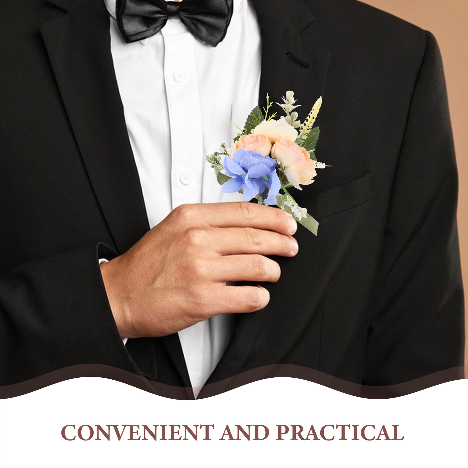 Bunga Dada Buatan untuk Pernik - Men Accessories Elegant ulasan dan harga