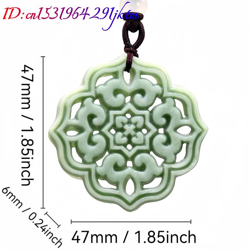 Kalung liontin bunga giok asli - Men Accessories Necklace ulasan dan harga