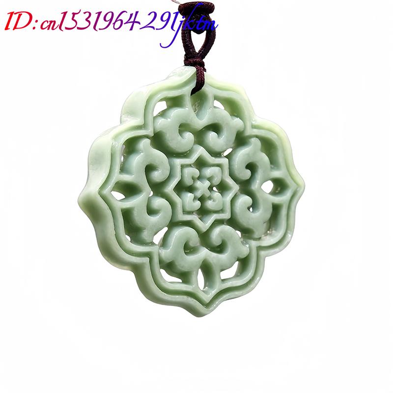 Kalung liontin bunga giok asli - Men Accessories Necklace ulasan dan harga