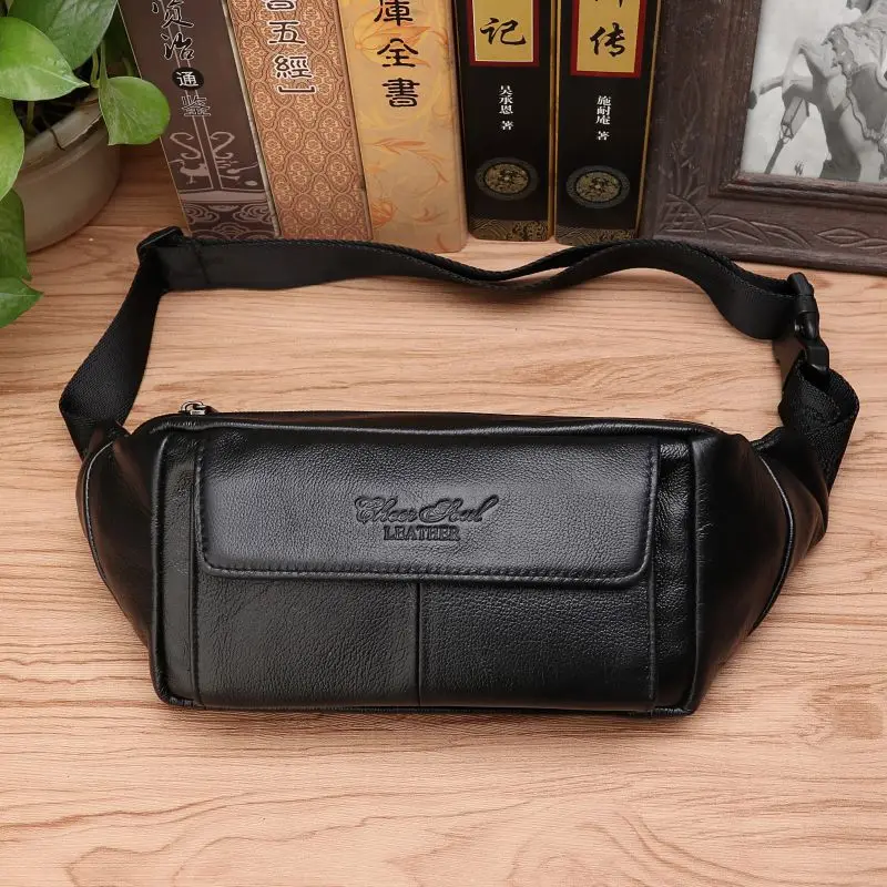 Tas Pinggang Kulit Asli Pria,  - Men Accessories Box ulasan dan harga