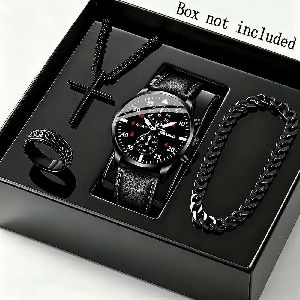 Set Jam Tangan Quartz Bisnis P - Men Accessories Elegant ulasan dan harga