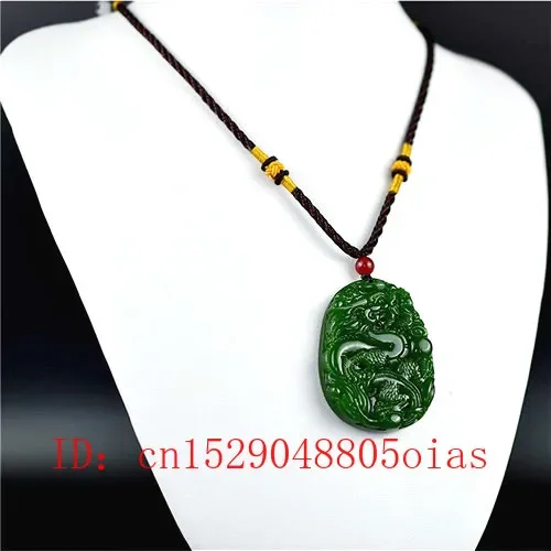 Alam Hijau Cina Naga Giok Lion - Men Accessories Necklace ulasan dan harga