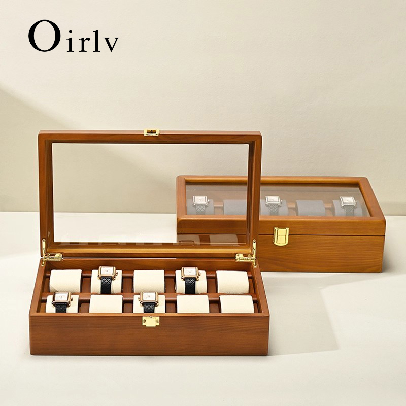Oirlv 10 Grid Kotak Jam Tangan - Men Accessories Organiser ulasan dan harga