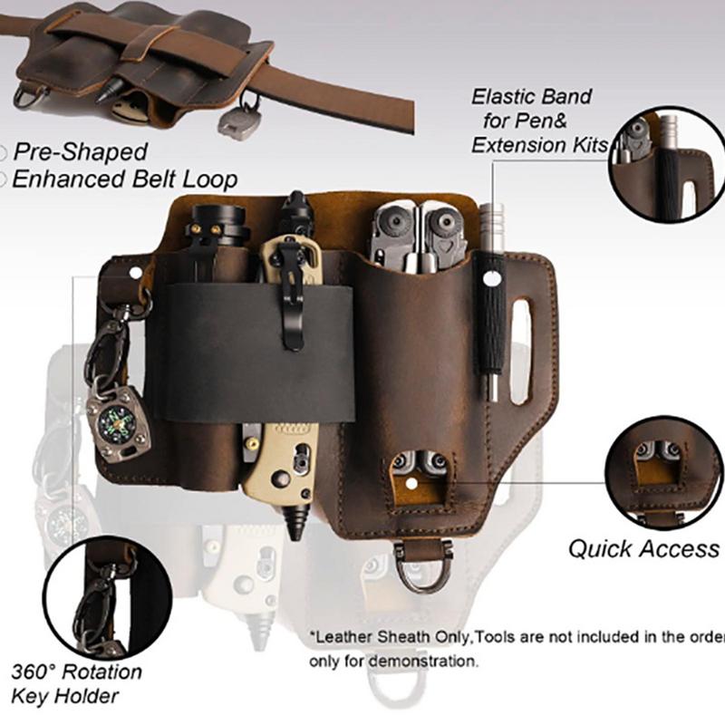Dompet kulit EDCs pria, penyus - Men Accessories Organiser ulasan dan harga