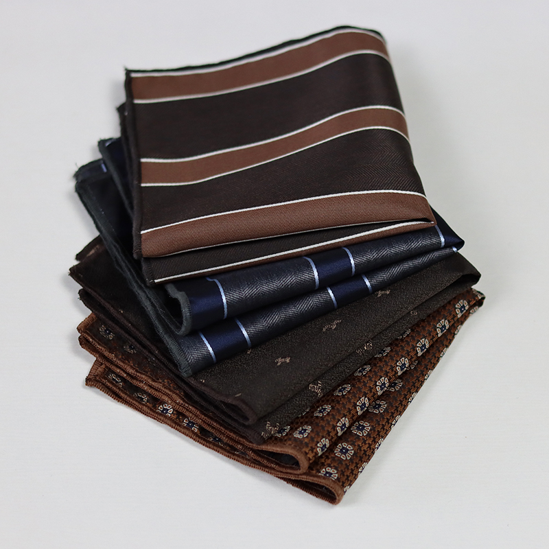 24cm elegan saku coklat perseg - Men Accessories Elegant ulasan dan harga