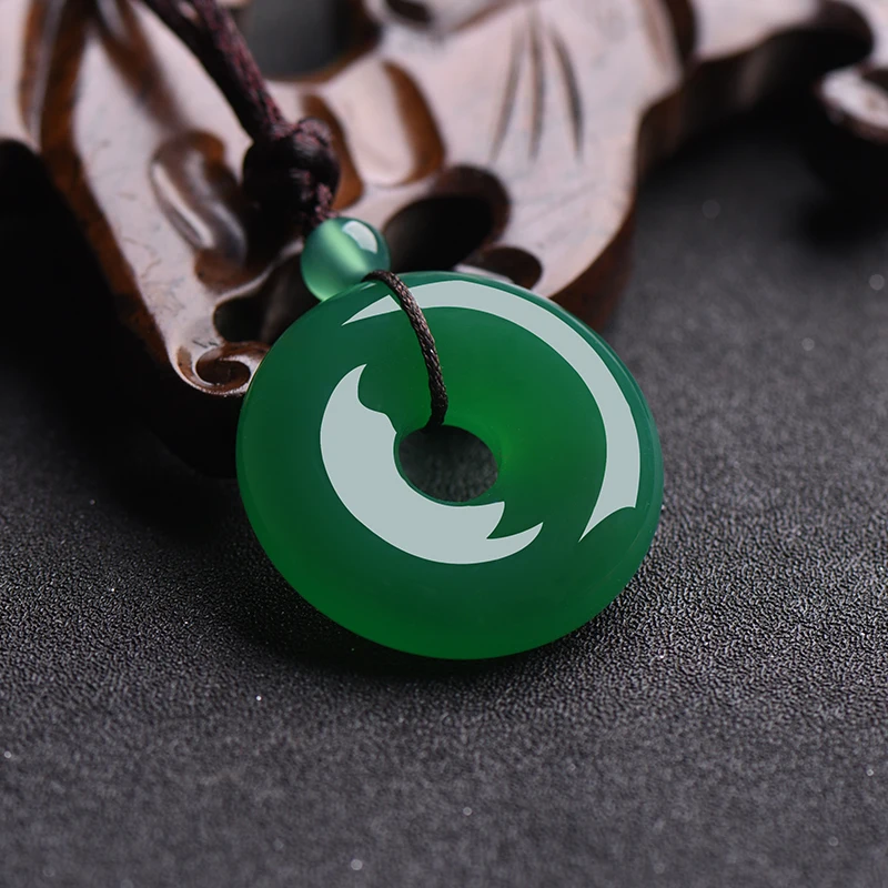 Alami Multiwarna Jade Donat Li - Men Accessories Necklace ulasan dan harga