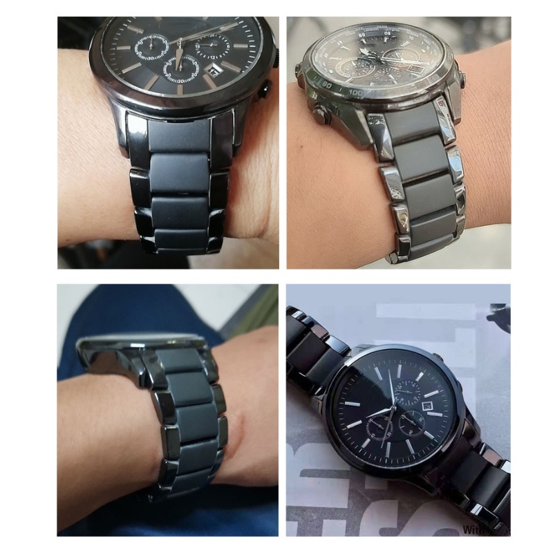 Tali Jam Tangan Keramik untuk  - Men'S Accessories Armani ulasan dan harga
