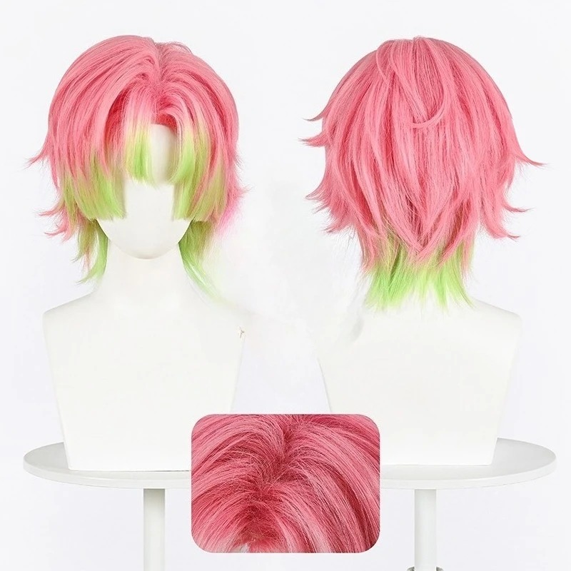 Wig Cosplay Kanroji Mitsuri Ra - Men'S Suit Accessories ulasan dan harga