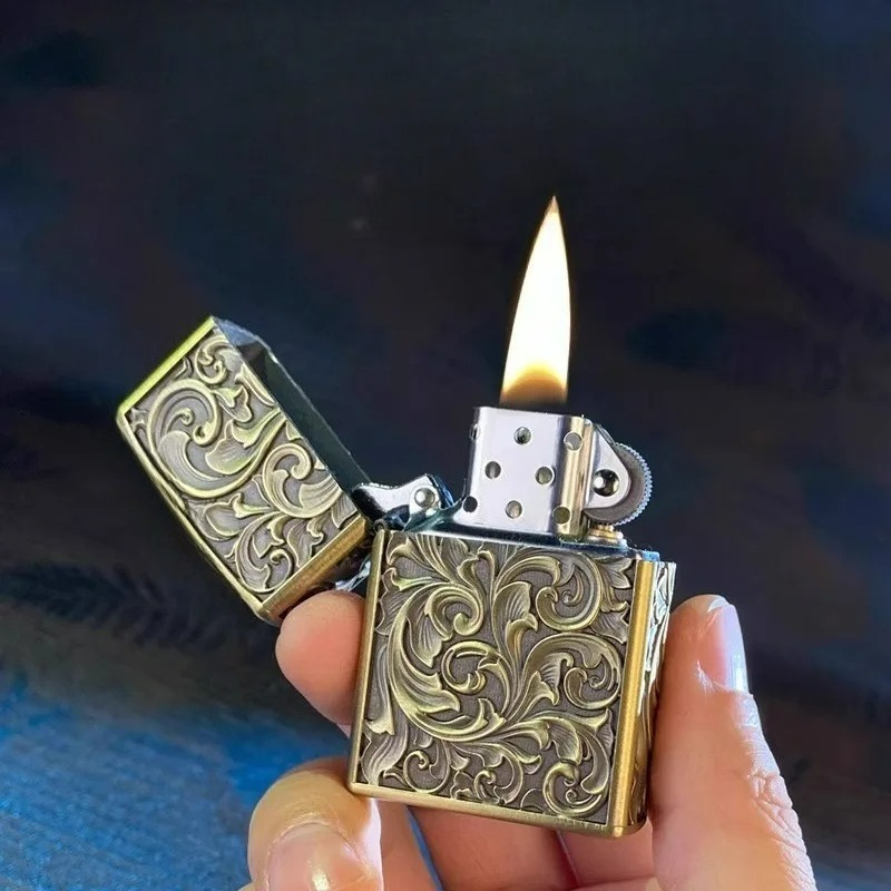 ZORRO Retro Oil Lighter Rich T - Lighter Windproof ulasan dan harga