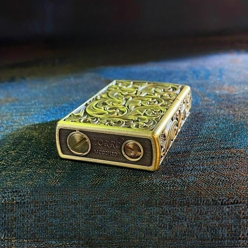 ZORRO Retro Oil Lighter Rich T - Lighter Windproof ulasan dan harga