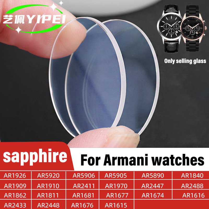 Jam tangan kaca safir datar Kr - Men'S Accessories Armani ulasan dan harga