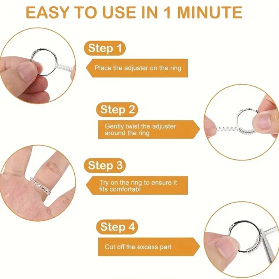 4/8 Buah-Pengatur Ukuran Cinci - Men Accessories Ring ulasan dan harga