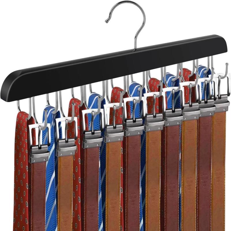 Rak Sabuk Kayu Gantungan Penyi - Men'S Accessories Wardrobe ulasan dan harga