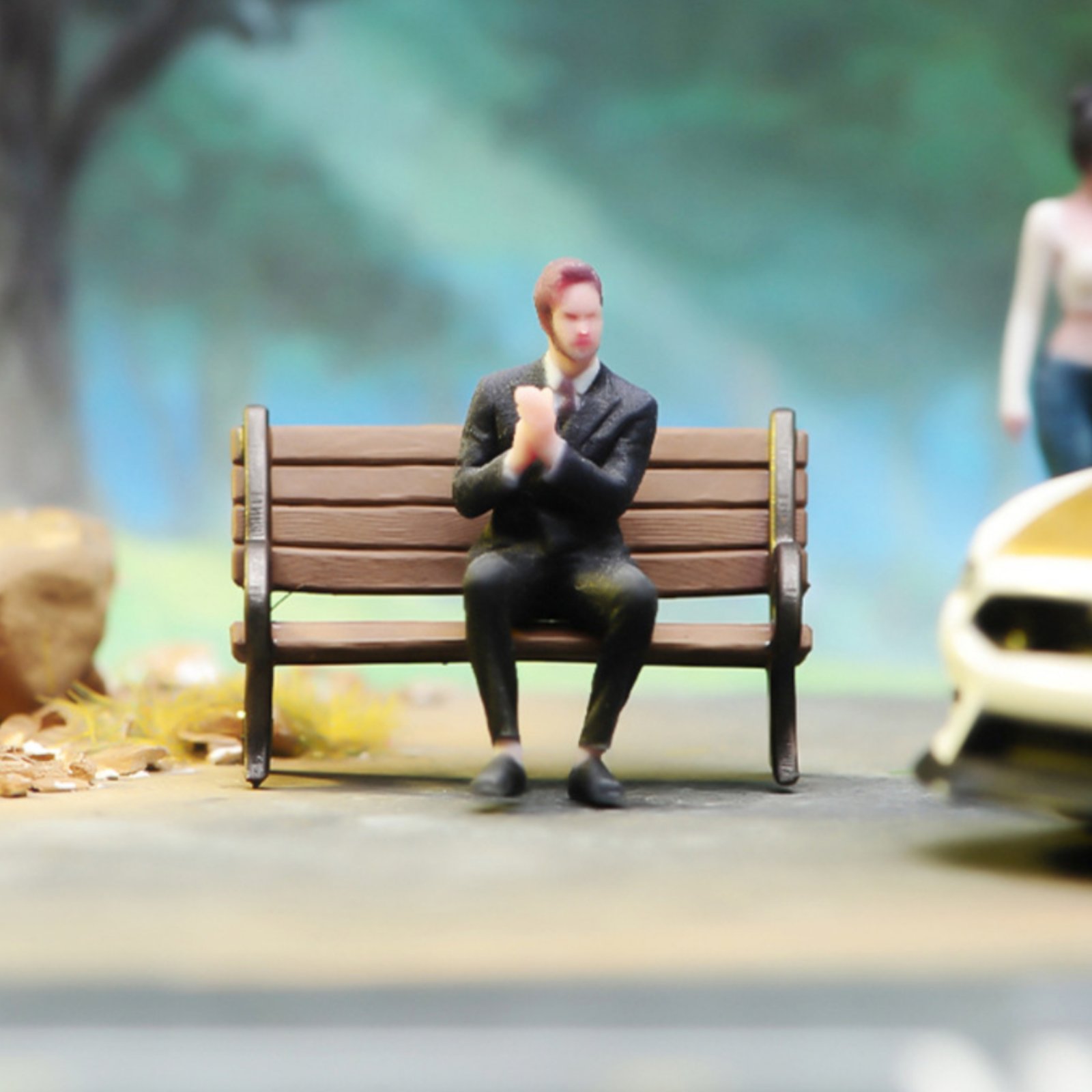 Figur Pria Duduk Skala 1:64 Mi - Men'S Suit Accessories ulasan dan harga