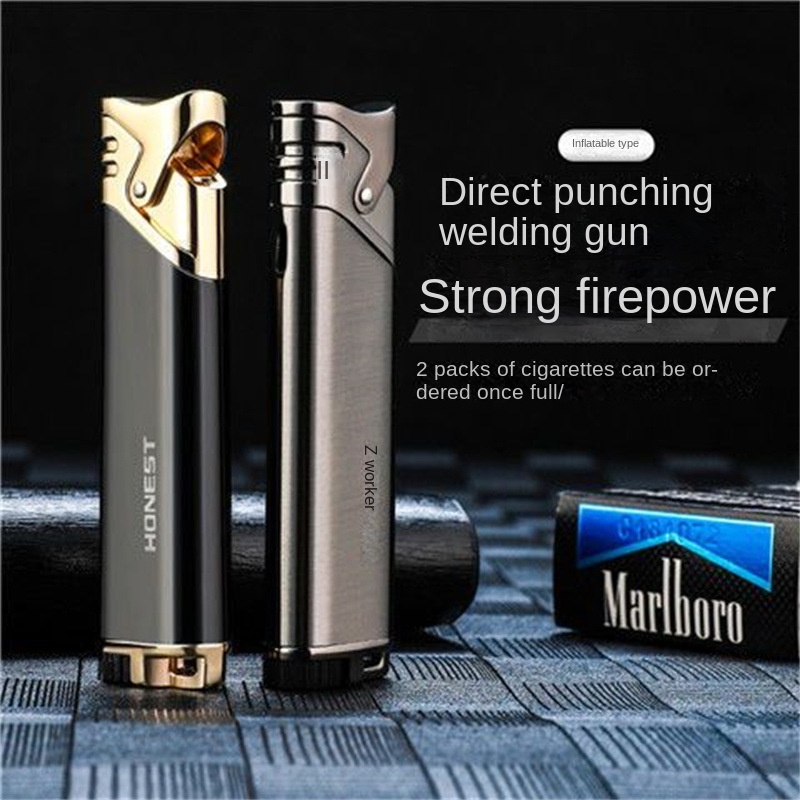 Obor Jet lurus Logam Ultra tip - Lighter Windproof ulasan dan harga