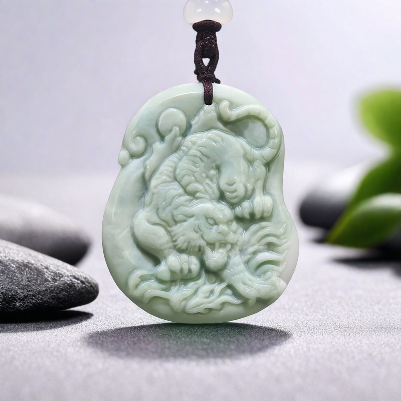 Kalung liontin harimau giok as - Men Accessories Necklace ulasan dan harga