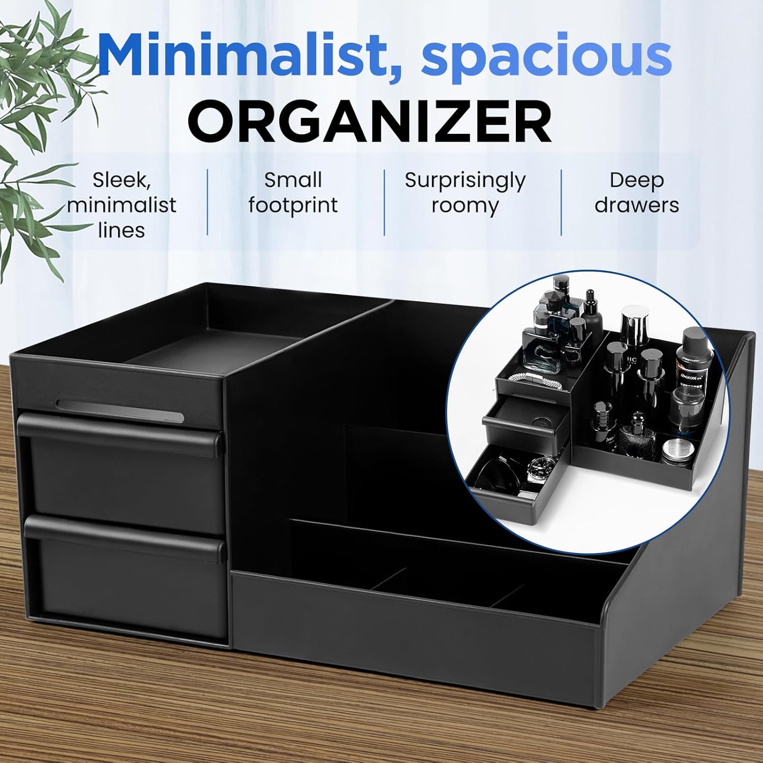 Kotak Penyimpanan Kosmetik unt - Men Accessories Organiser ulasan dan harga