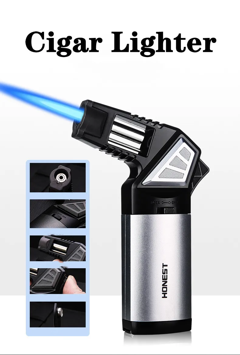 Pemantik Gas Butana Anti Angin - Lighter Windproof ulasan dan harga