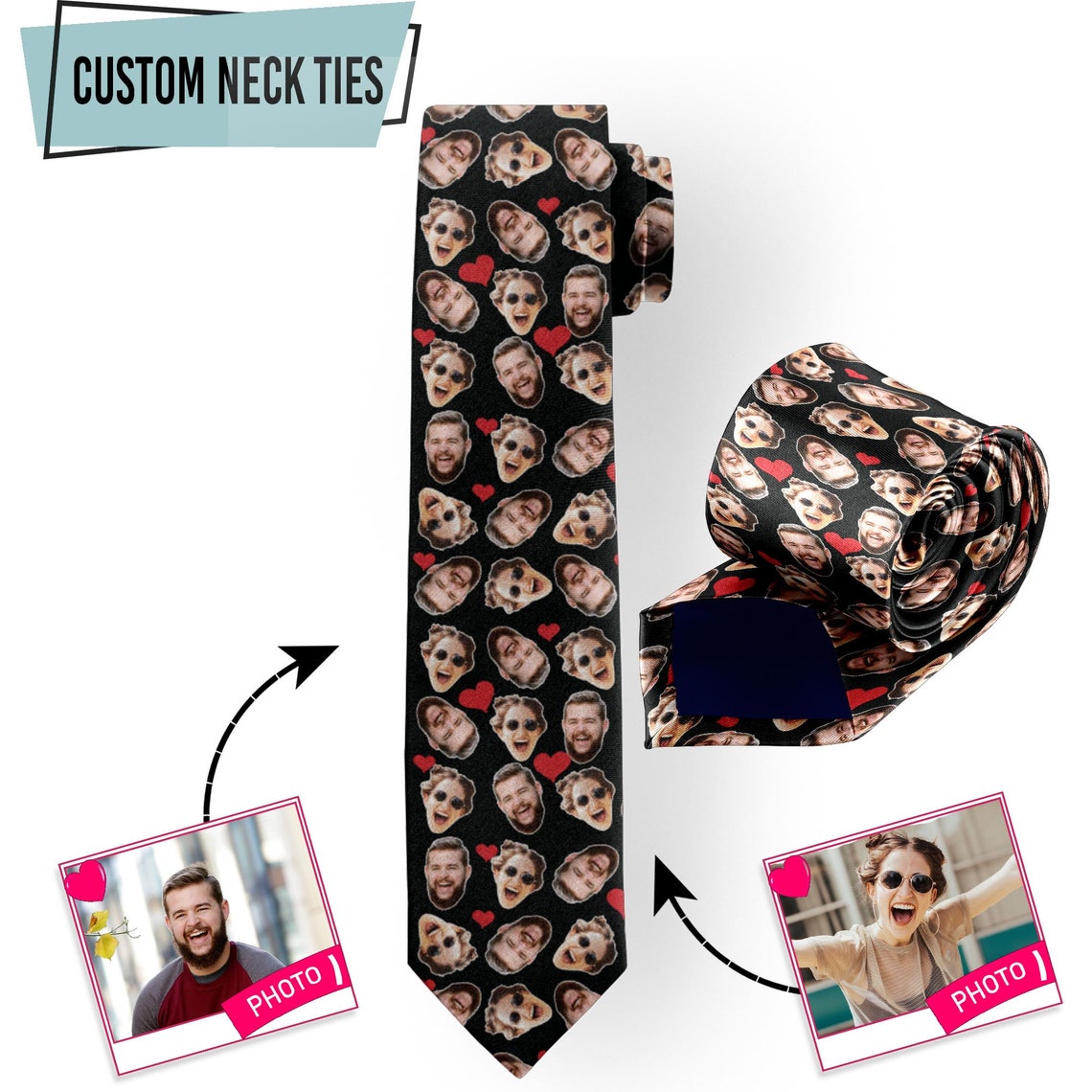 Personalisasi Foto Anda Dasi W - Men Accessories Photos ulasan dan harga